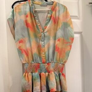Tart Rainbow Sherbet Dress Size L